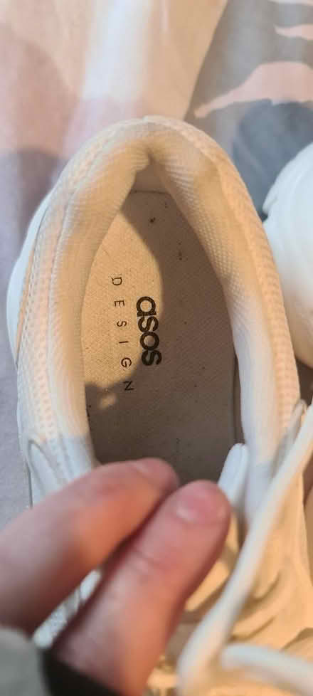 Photo of free Asos white trainers size 9 (CH44 Wirral) #2