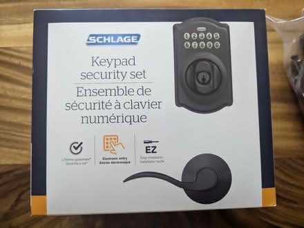 Photo of free Schlage eletronic bolt with code (Vanier 32 Dunbarton court) #2