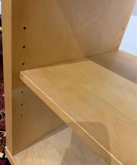Photo of free Storage unit wood effect with one shelf (Mitcham's Corner CB4) #2