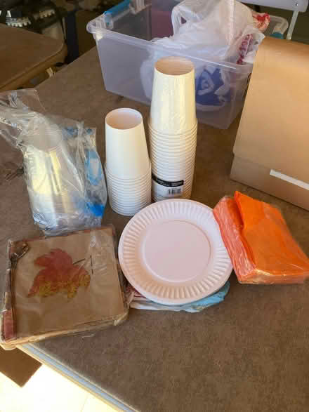 Photo of free Cups, napkins, plates (Monta Vista) #1