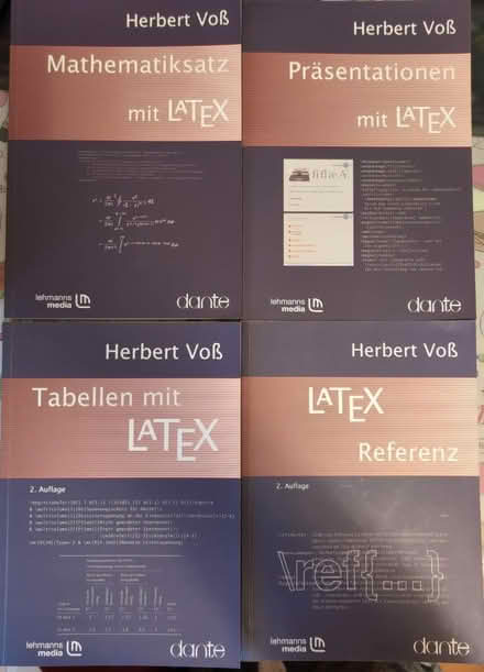 Photo of free LaTeX reference books [German] (Aldershot, GU12) #1