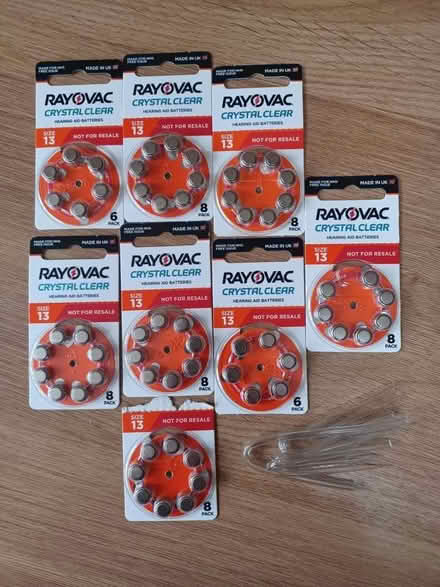 Photo of free Hearing aid batteries and tubing (Hangleton BN3) #1