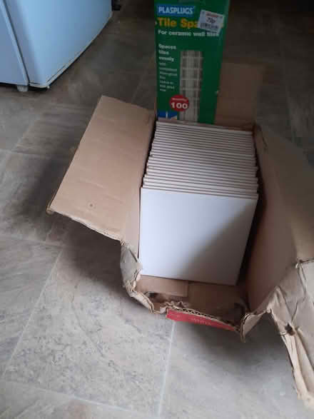 Photo of free white ceramic tiles (Shelton Lock,) #1