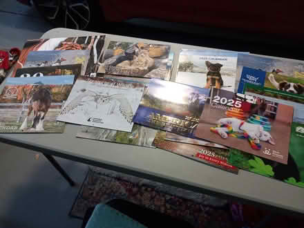 Photo of free Assorted 2025 wall calendars (Snell and Santa Teresa) #1