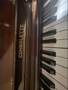 Photo of free Consolette Piano With Stool (Stannington S6) #1