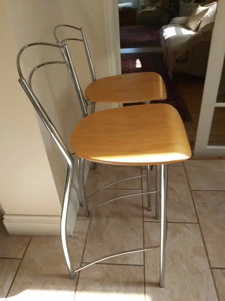 Photo of free 2 x bar stools (MK17 9BP) #3