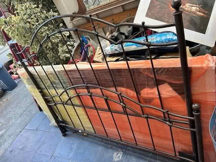 Photo of free Metal Queen Bedframe, no mattress (Terra Linda - San Rafael) #2