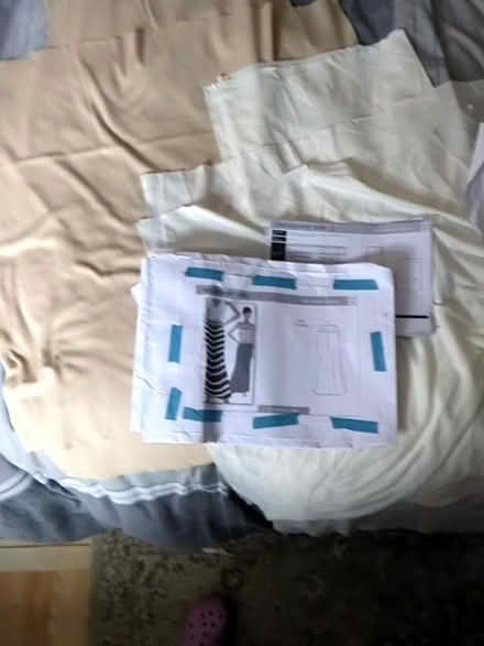 Photo of free Style Arc Imogen Skirt S26 Pattern and Fabric Skirt Cut (Uphill BS24) #3