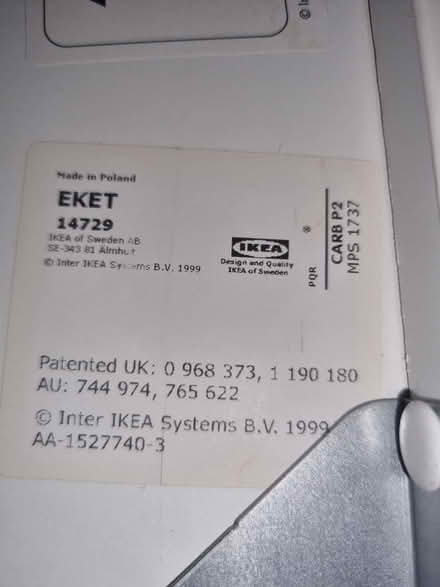 Photo of free 2 x IKEA Eket wall boxes, white (Thames Ditton KT7) #2