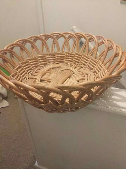 Photo of free Wicker basket/bowl (Hollingdean BN1) #1