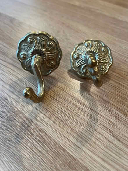 Photo of free Decorative brass hooks (Cubbington CV32) #1