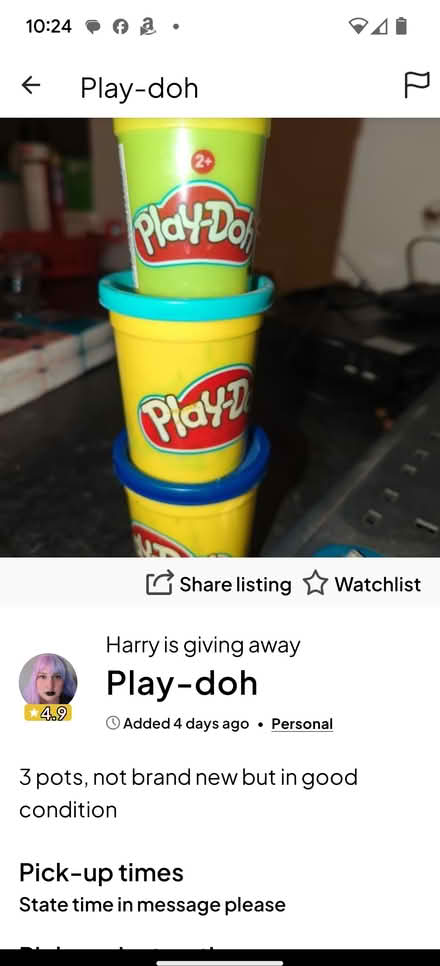 Photo of free Play doh (Willenhall) #1