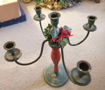 Photo of free Christmas table candleabra (Woodheys Parks M33) #1