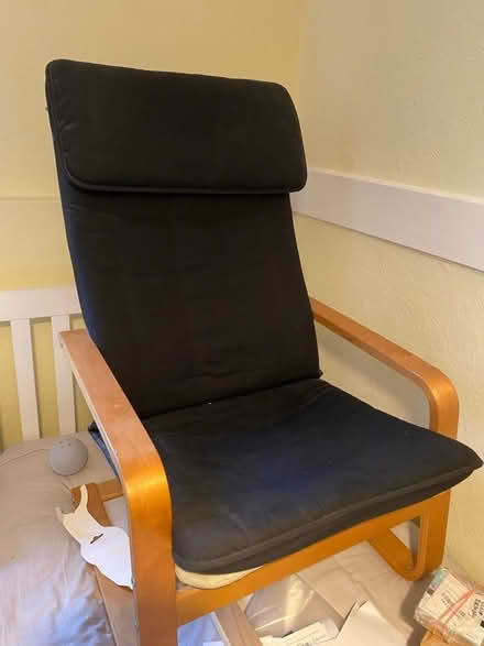 Photo of free Old, Battered Ikea Poang Chair (CT11) #1