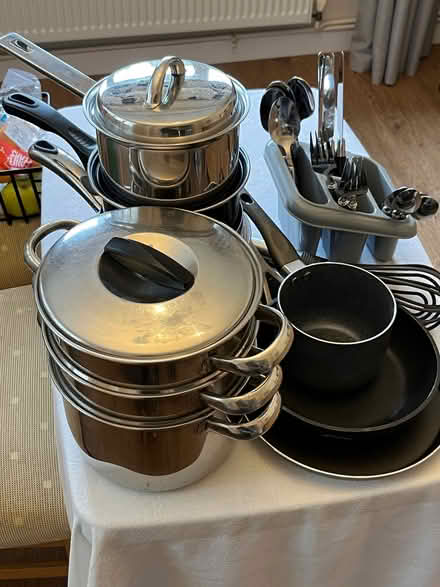 Photo of free Various Pots, Pans & Cutlery (North Ascot SL5) #2