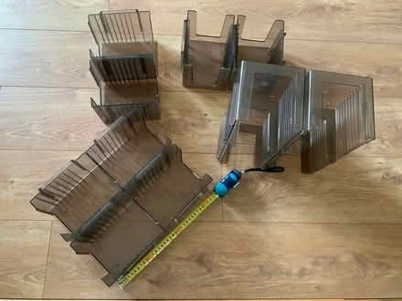 Photo of free Perspex CD/DVD(?) Storage Boxes (Riseley, Bedford) #1
