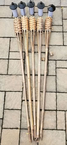 Photo of free Bamboo Tiki Torches - Set of 5 (Mooney's Bay) #1