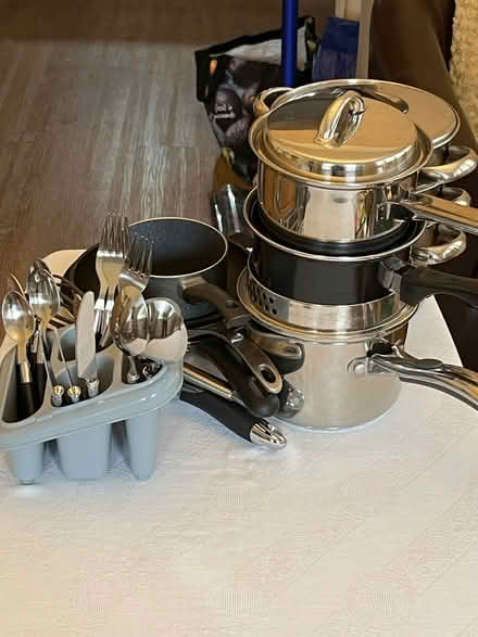 Photo of free Various Pots, Pans & Cutlery (North Ascot SL5) #3