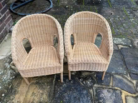 Photo of free Kids ikea wicker chairs (Long Ditton KT6) #1