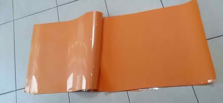 Photo of free orange craft paper with plastic tracing sheets (Havant PO9) #2