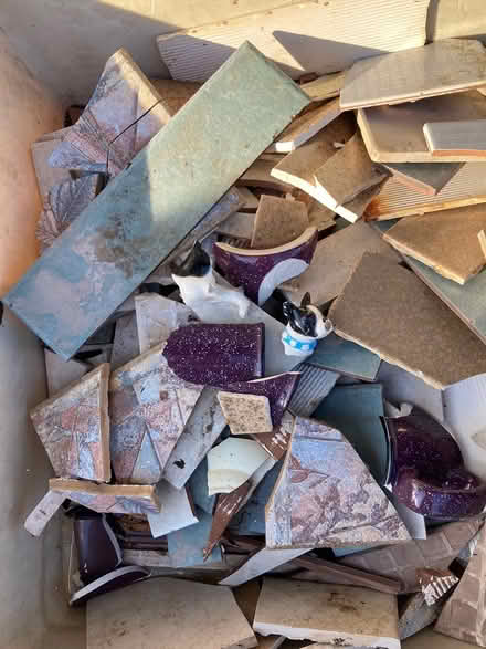 Photo of free Tile pieces for mosaics/tile border (Nashway Dr & W Maple Rd) #2