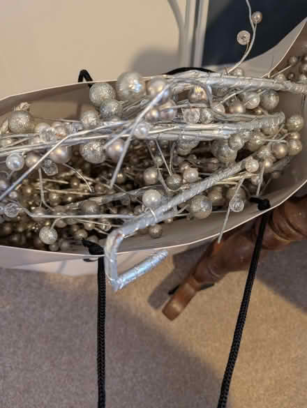Photo of free Christmas garland decor gold/silver (Maidstone ME15) #1
