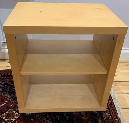 Photo of free Storage unit wood effect with one shelf (Mitcham's Corner CB4) #1