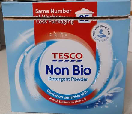 Photo of free Tesco Non-Bio Washing Powder almost full (Pound Hill RH10) #1