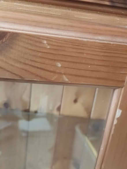 Photo of free Wood cabinet with glass doors (Whitchurch-on-Thames RG8) #2
