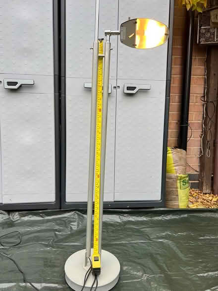 Photo of free Dual lamp (halogen bulbs), ‘silver’ (Blaby, Leicestershire LE8) #2