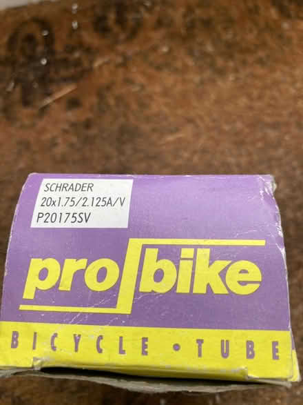 Photo of free Bicycle tube 20x1.75 (Ipswich IP3) #2