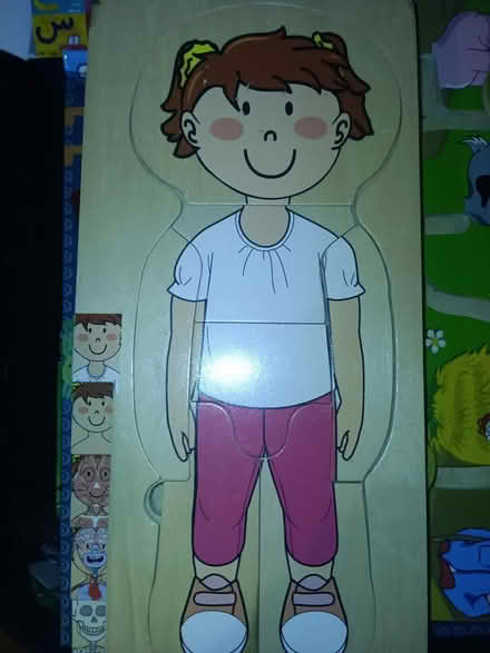 Photo of free Wooden Girl body puzzle (Odd Down) #1