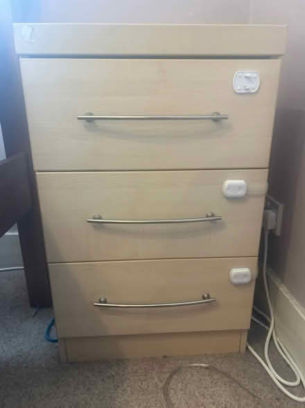 Photo of free 3 drawer beside unit (IG8 7RB) #1