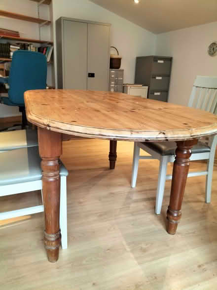 Photo of free Pine table and four chairs (Llansilin SY10) #2