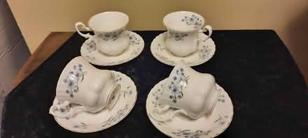 Photo of free 4 Vintage china coffee cups saucer (Gosport PO12) #1