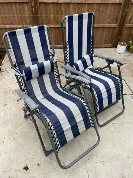 Photo of free Pair of zero gravity sun loungers (Highgate N6) #3