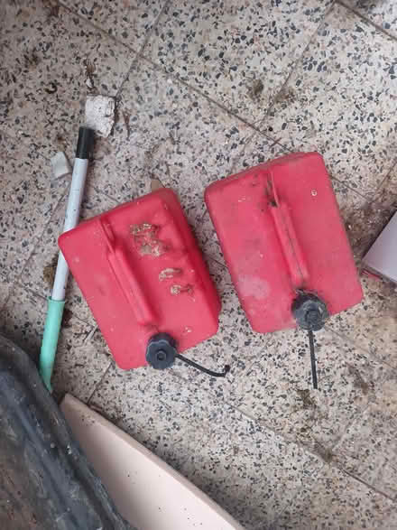 Photo of free 2 Petrol cans (Cwmbach Llechrhyd LD2) #1