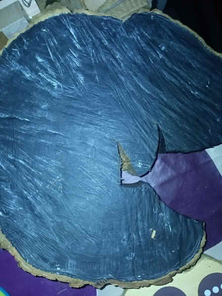 Photo of free Blackboard painted wood slice (Odd Down) #1