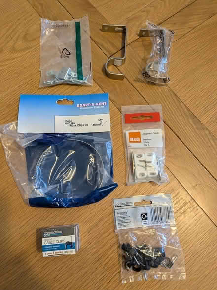 Photo of free D.I.Y. items, cable clips etc (Newcastle Under Lyme) #1