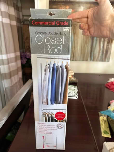 Photo of free Double hang closet rod kit (Safeway, LaPlata, MD) #1