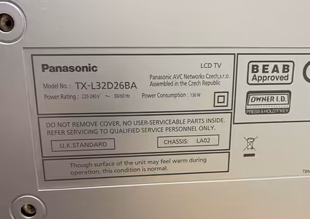 Photo of free Television (Croxteth L12) #2