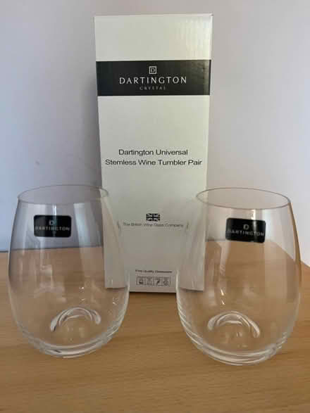 Photo of Dartington Stemless Wine Glasses (Bomere Heath SY4) #1