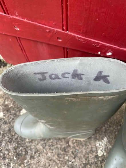 Photo of free Green boys wellies (Abingdon) #3