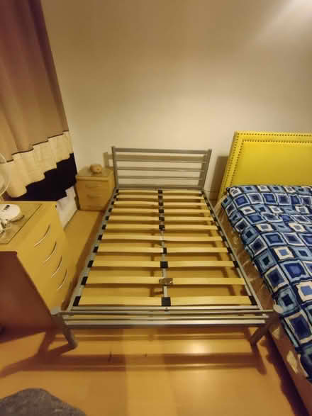 Photo of free Metal Double bed frame (East ham) #3