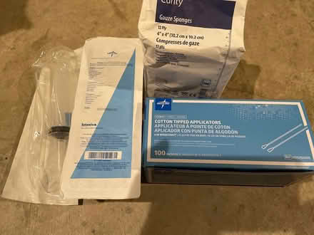 Photo of free Med supplies - gauze, piston, tips (Lawrence Expy and Hwy 280) #1