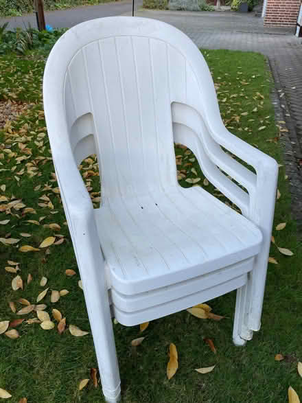 Photo of free Three garden chairs (Lexden CO3) #1