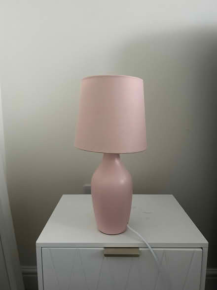 Photo of free Pink bedside lamp (Melling Mount L32) #1