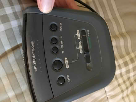 Photo of free Sony clock radio (Loyola Corners) #2