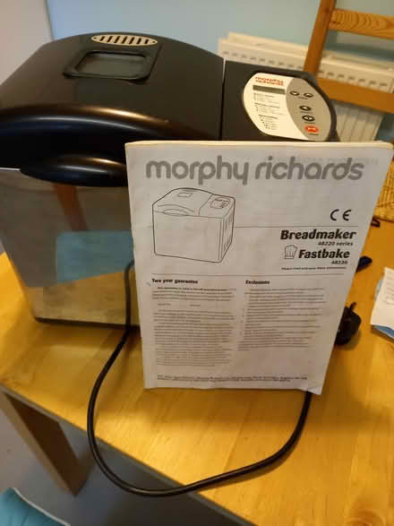 Photo of free Morphy Richards bread maker (Clifton, York) #1