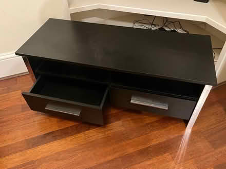 Photo of free Black TV stand (East Hill) #2